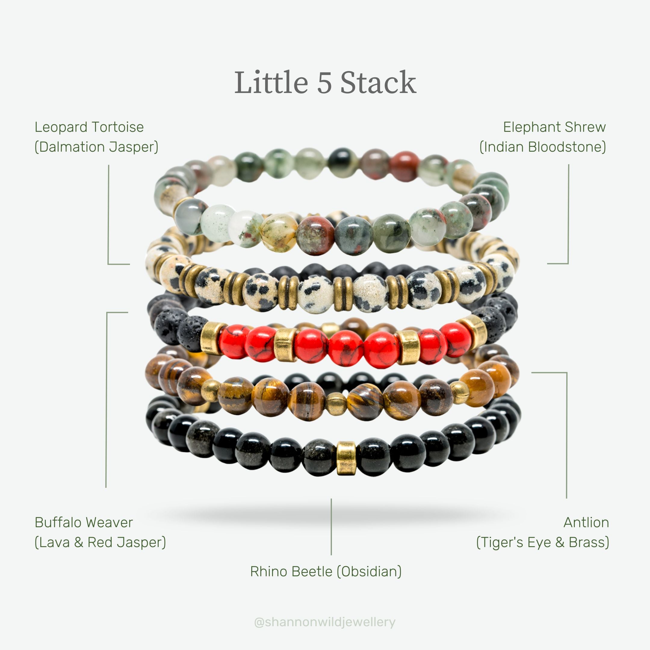 Little 5 Bracelets Stack