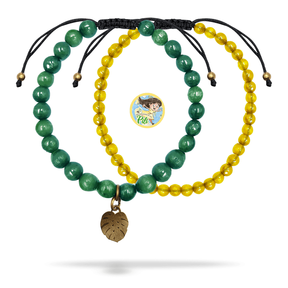Buy Green Jasper Yellow Jade Bracelet Wild In Africa®