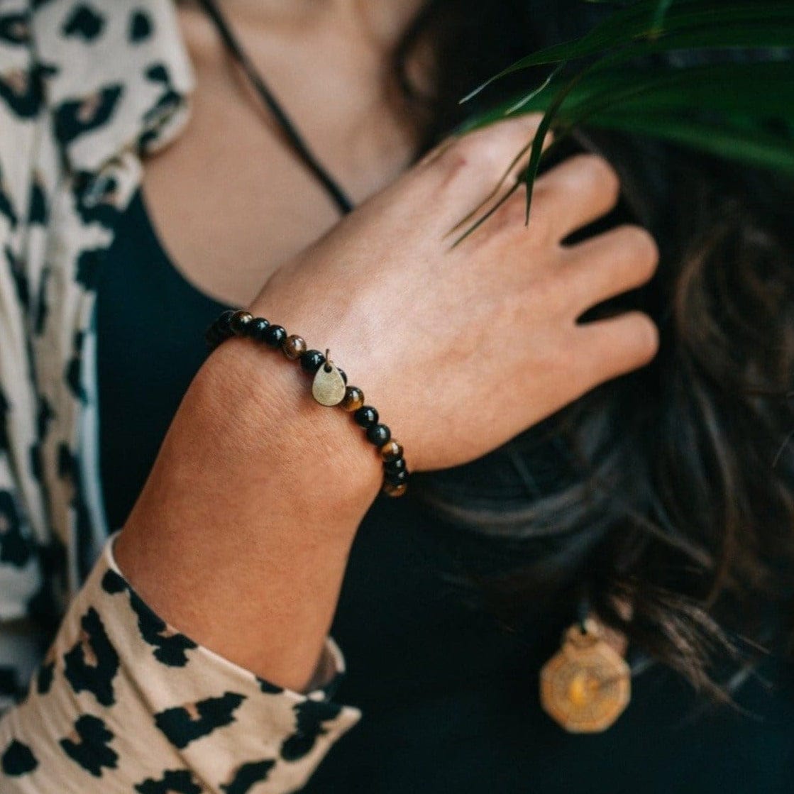 Obsidian and Tiger Eye Bracelet - Wild In Africa