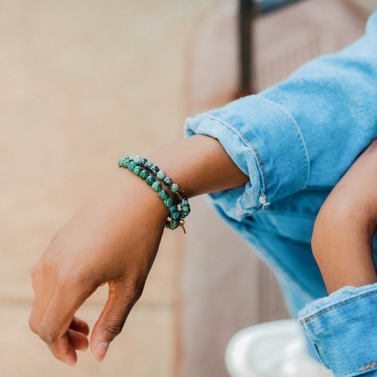 African Turquoise Bracelet