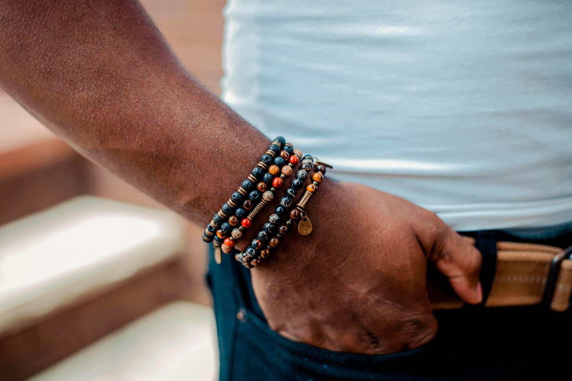African Jade Bracelet