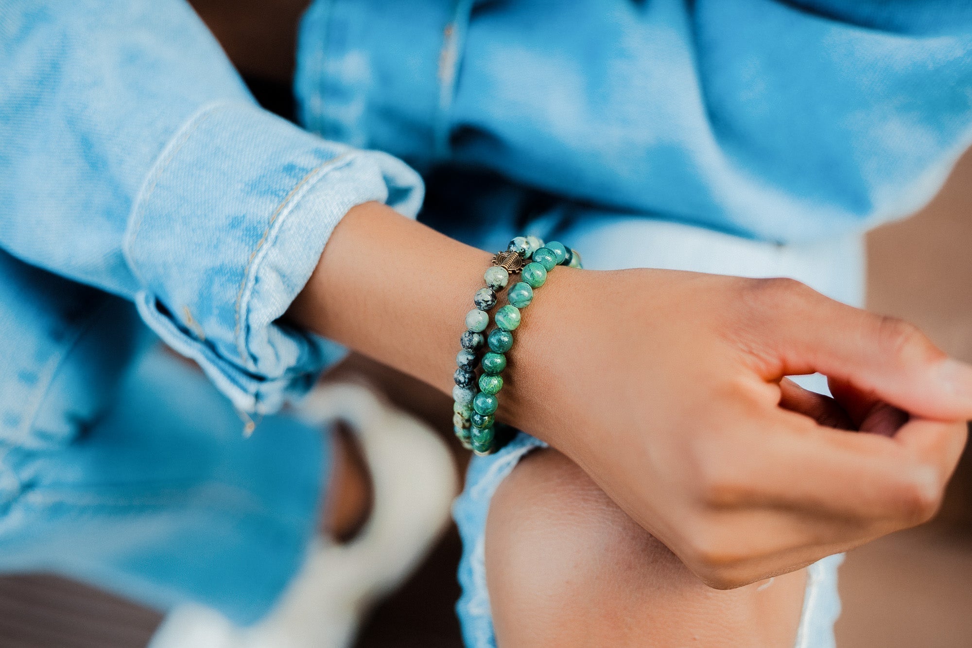 African Turquoise Bracelet: A Stone for Growth, Change and New Beginnings