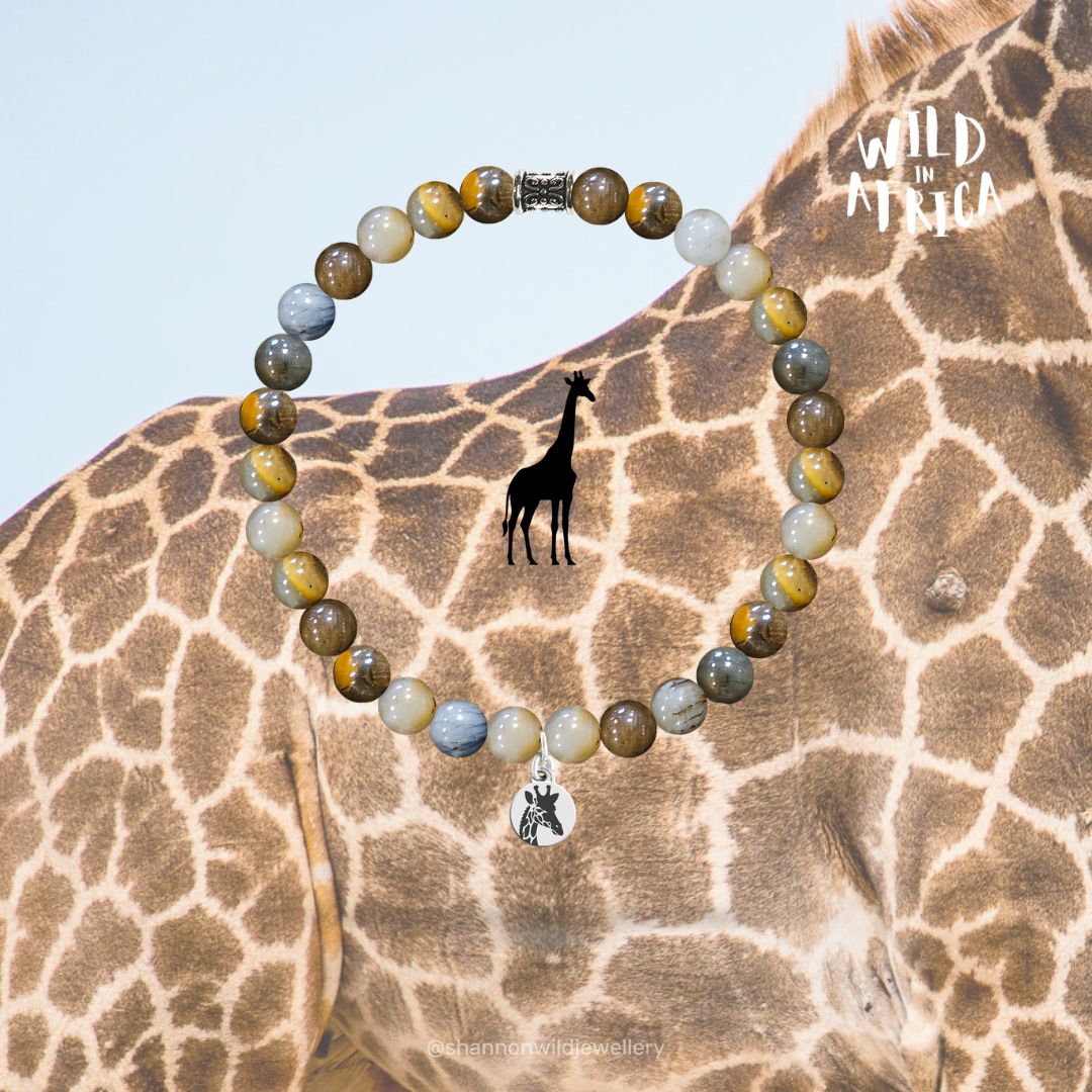 Buy Lodolite Quartz Giraffe Bracelet | Wild In Africa